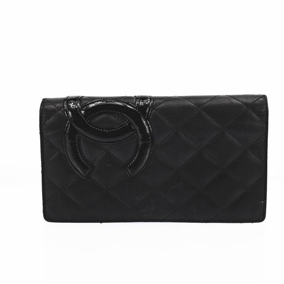 CHANEL Black Quilted Wallet - Picture 1 of 12